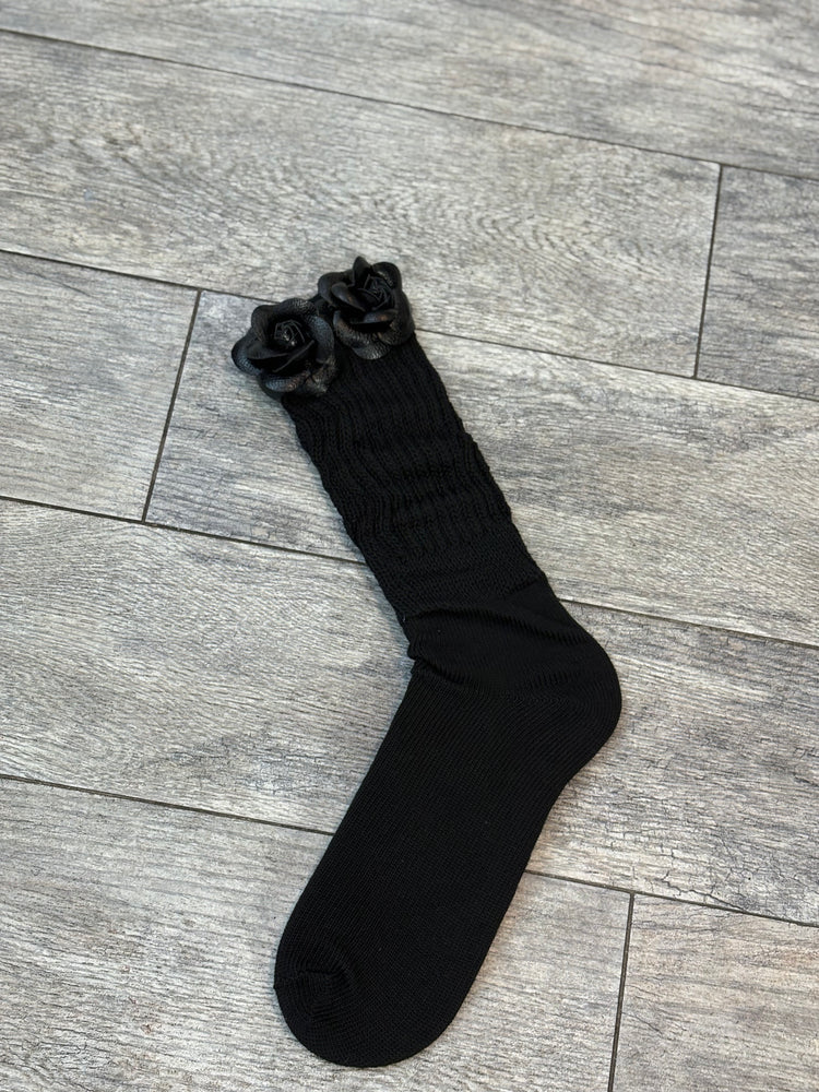 Black rose sock