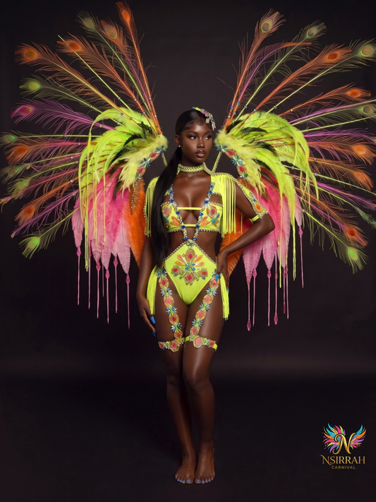 "Bria" Backline Feather Backpack