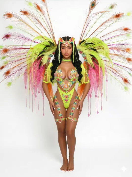 Feathered backpack